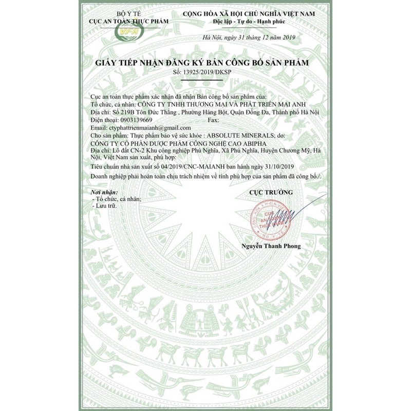 ABSOLUTE MINERALS- Bổ sung vitamin nhóm B-COMPLEX