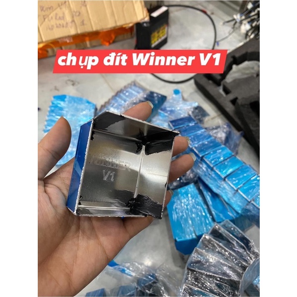 Chụp đít nhôm dùng làm bi cầu Led cho Winner V1