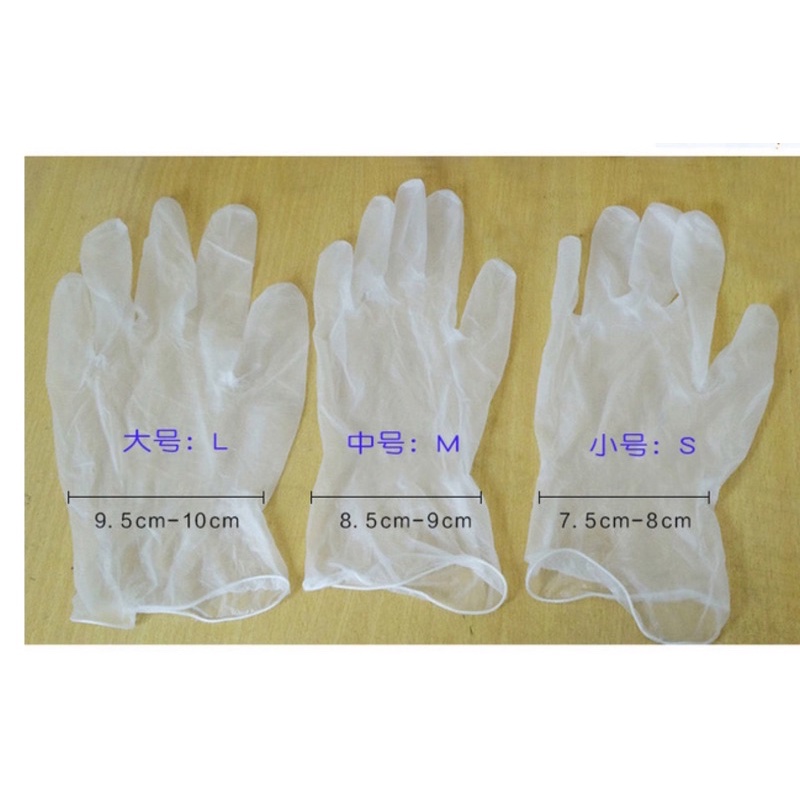 Găng tay PVC dùng 1 lần hộp 20 chiếc