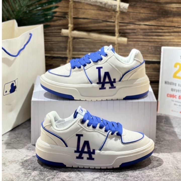 Giày MLB_Chunky Liner LA, Giày_MLB Xanh Trắng Hàng Cao Cấp Full Box Bill đủ size Nam Nữ