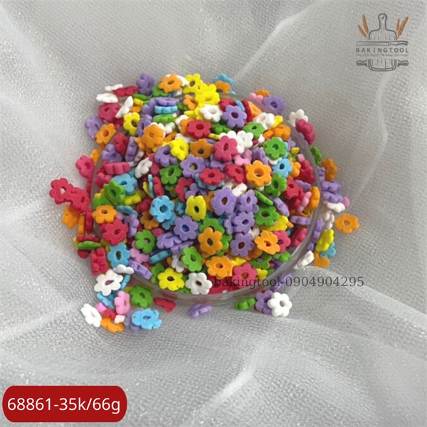 Cốm mix 66g-HOA sắc màu (lọ)