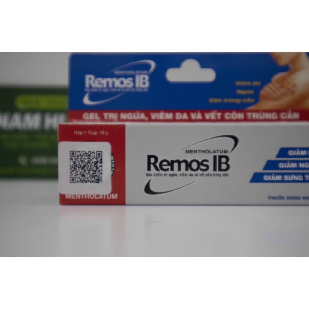 REMOS IB kem bôi ngứa, viêm da và vết côn trùng cắn tuýp 10g