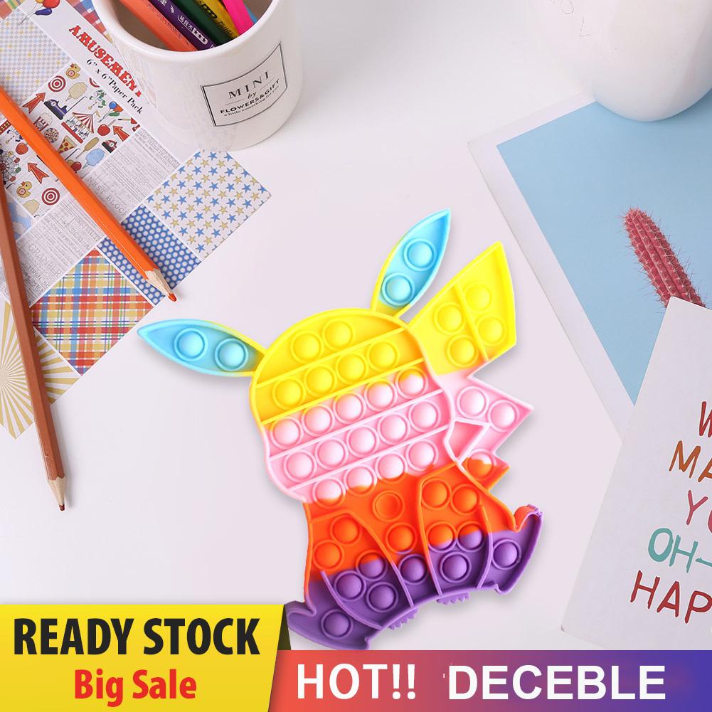 Đồ Chơi Silicone Tạo Bong Bóng Hình Hoạt Hình Giáo Dục Sớm Cho Bé