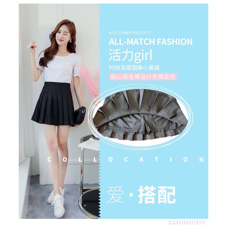 Chân váy chữ A xếp ly phong cách Hàn Quốc trẻ trung cho nữ | BigBuy360 - bigbuy360.vn