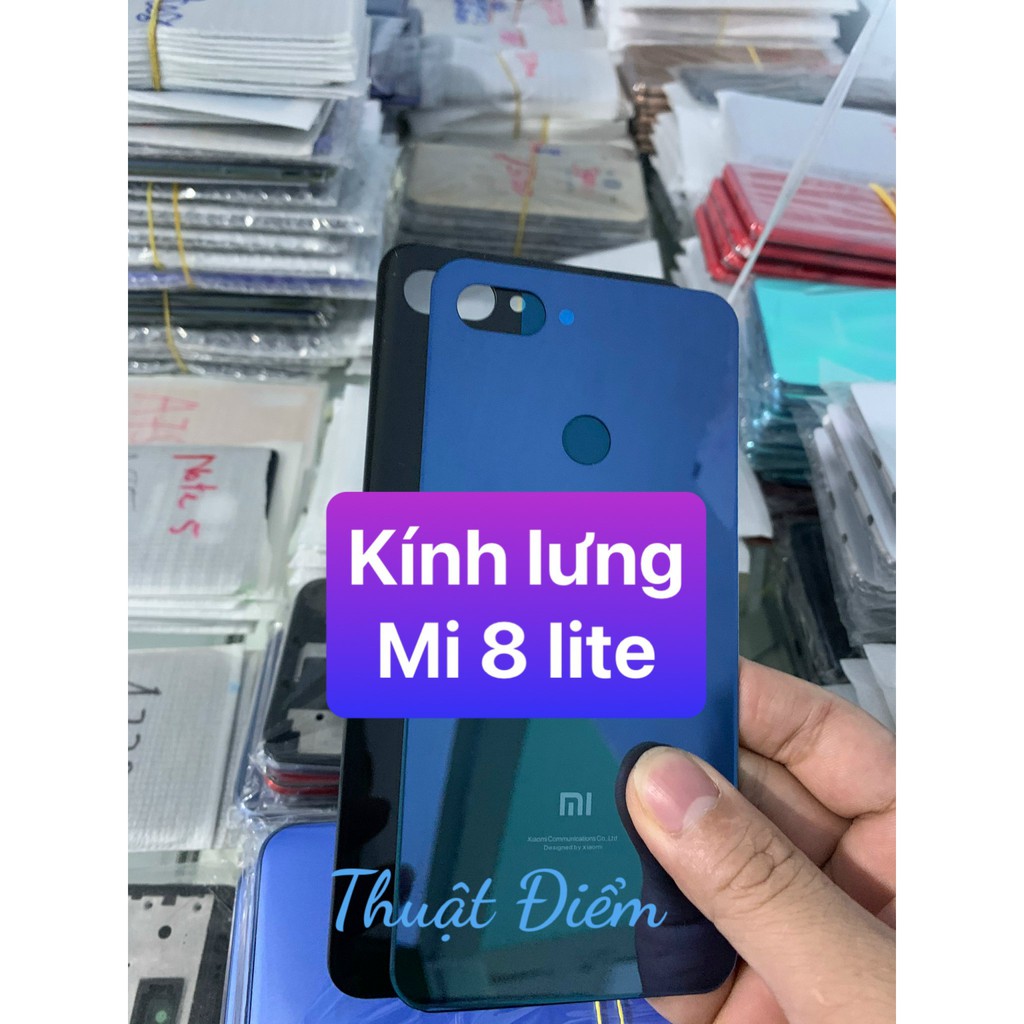 kính lưng Mi 8 lite - xiaomi