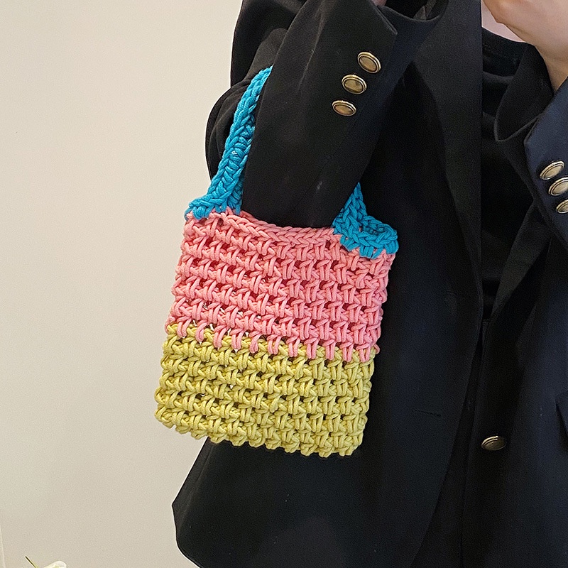Túi xách JASMIN NOIR màu tương phản thời trang cho nữ