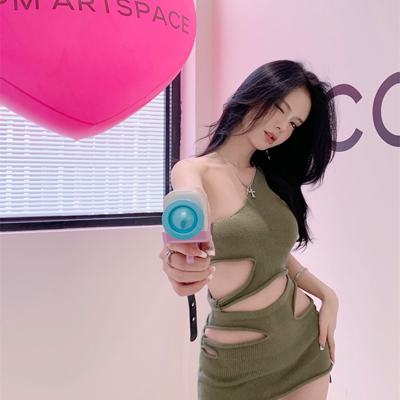 Áo Không Tay Lệch Vai Thời Trang Mùa Hè Dành Cho Nữ