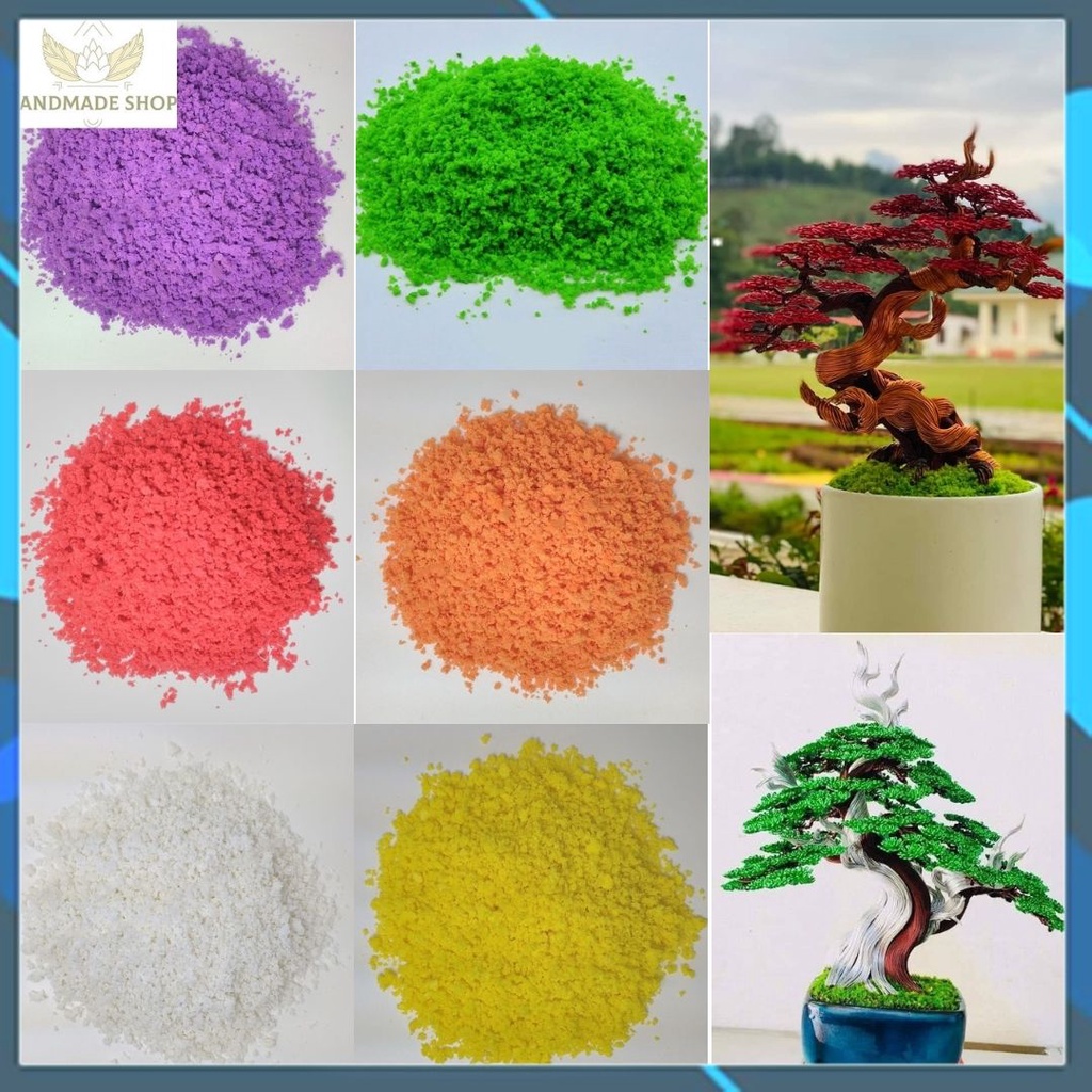 Mua Gói 10 gram mô phỏng rêu, cỏ, lá cây trang trí tiểu cảnh, bonsai ...
