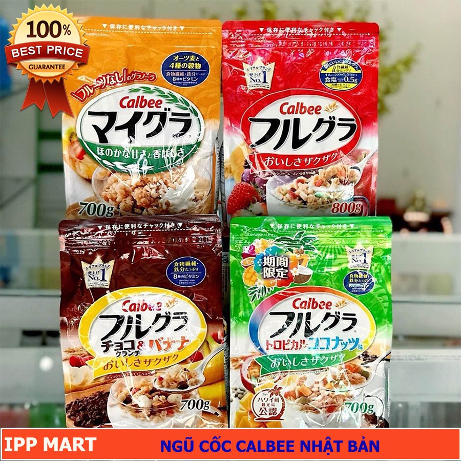 Ngũ Cốc Calbee Nhật Bản Date T11/2021