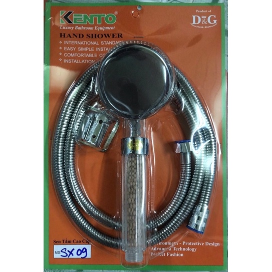 BỘ SEN TẮM TĂNG ÁP HẠT NANO CAO CẤP (DÂY CẤP INOX 304 CAO CẤP)