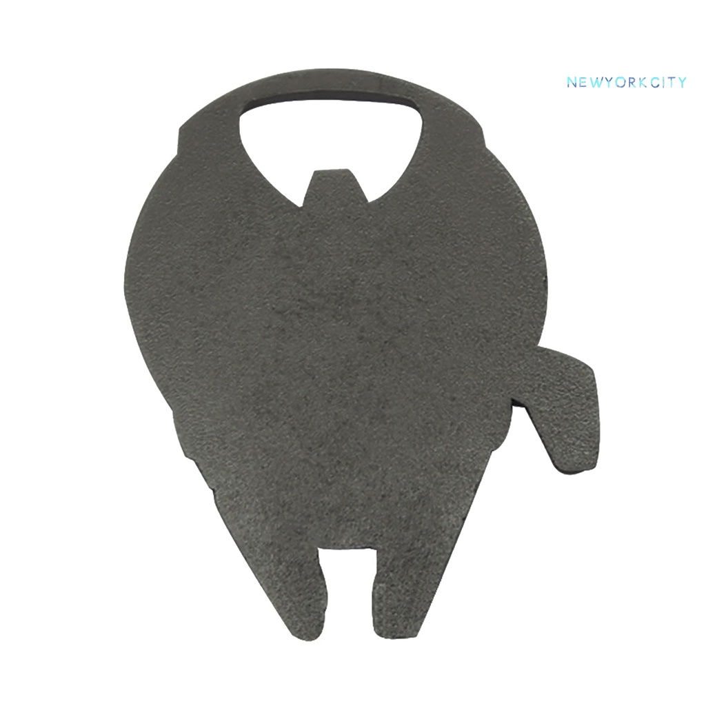 Móc Khoá Kiêm Đồ Khui Nắp Chai Bằng Kim Loại Hình Tàu Không Gian Trong Phim Star Wars NYC