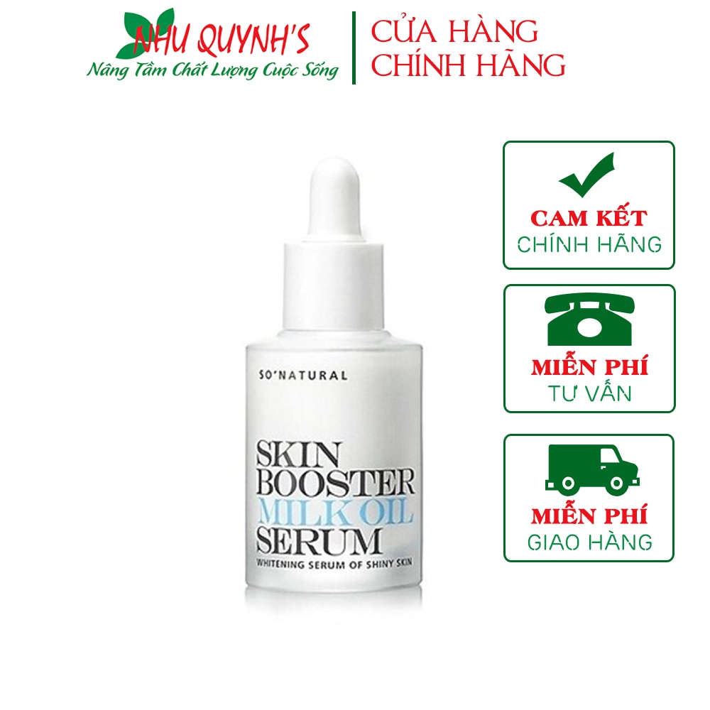 Serum SoNatural Skin Booster Milk Oil (30ml)