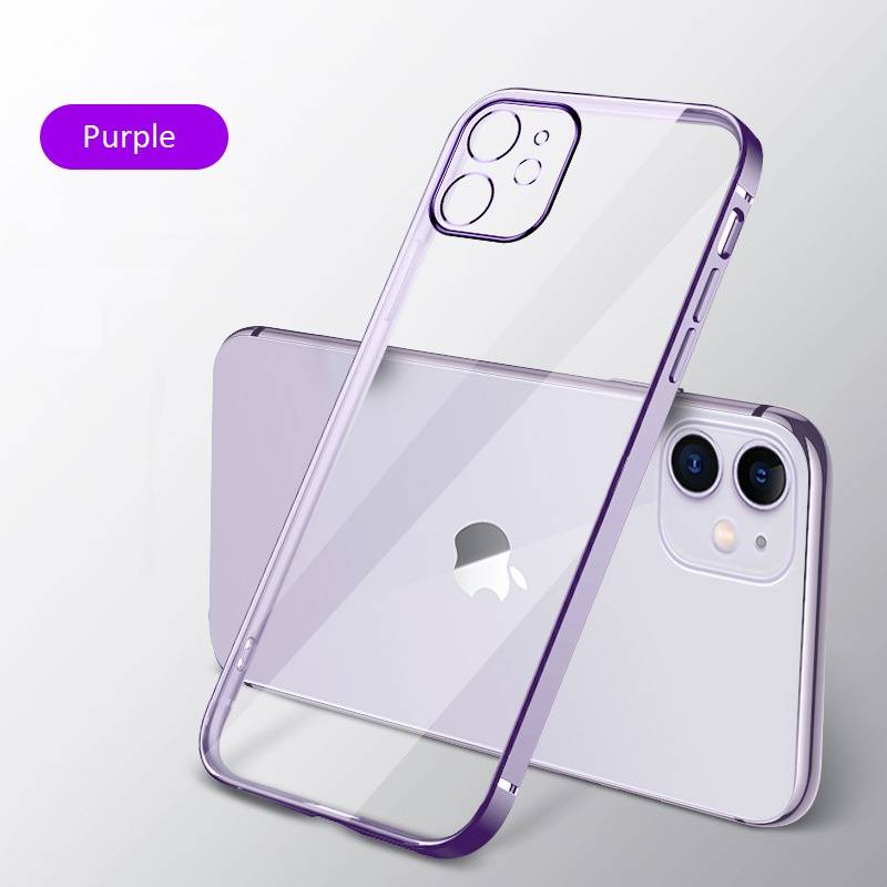 🌟iPhone 12 Series🌟 Ốp iPhone lưng trong viền si dẻo cạnh vuông 7/.../12 Promax - MINH AN SAIGON | BigBuy360 - bigbuy360.vn