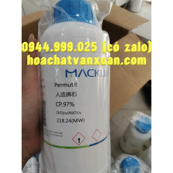 Hóa chất thí nghiệm Permutit  - Zeolite - (SiO2)x(Al2O3)y - 250g - Cas 1318-02-1