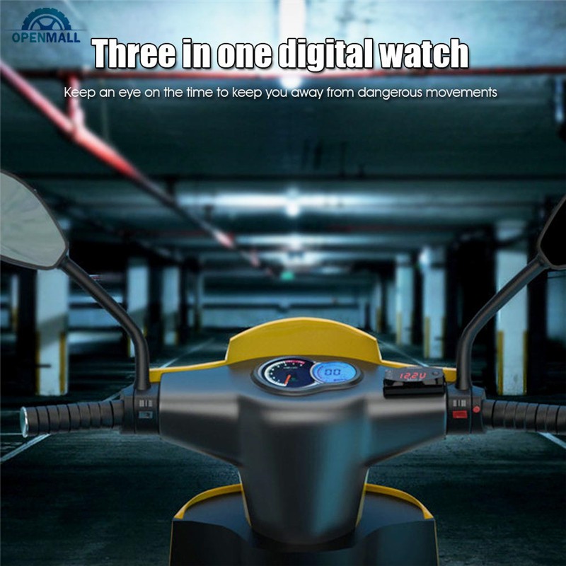 OM DC 12V LED Digital Display Voltmeter Voltage Panel Meter For Electromobile Motorcycle Car