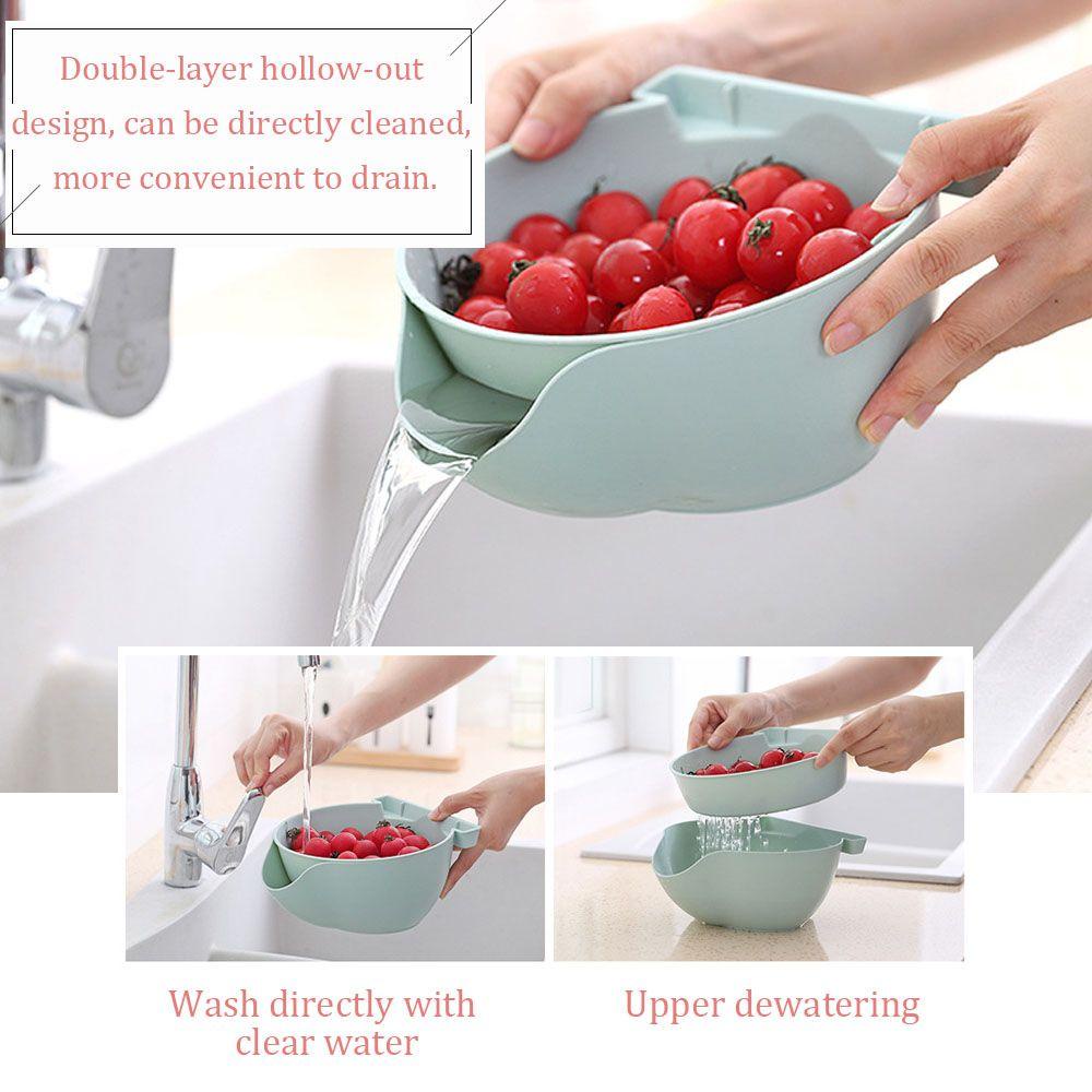 WTTLE Tô Nhựa Đựng Thức Ăn Kèm Giá Đỡ Điện Thoại Tiện Dụng Cho Nhà Bếp