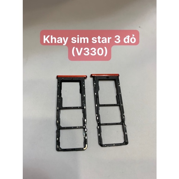 Khay sim Vsmart star 3 (V330) Zin New chính hãng Đen,Đỏ,Xanh