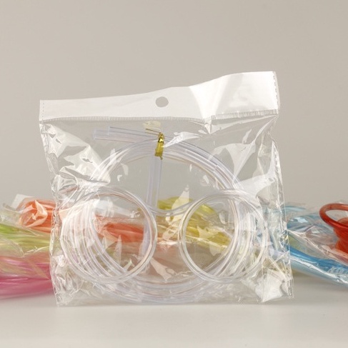 Ống Hút Nhựa Mềm Linh Hoạt Vui Nhộn Cho Bé