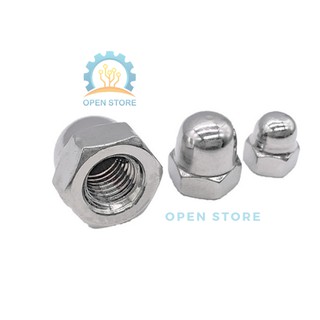 ĐAI ỐC MŨ Inox Din 1587 M3 -> M12