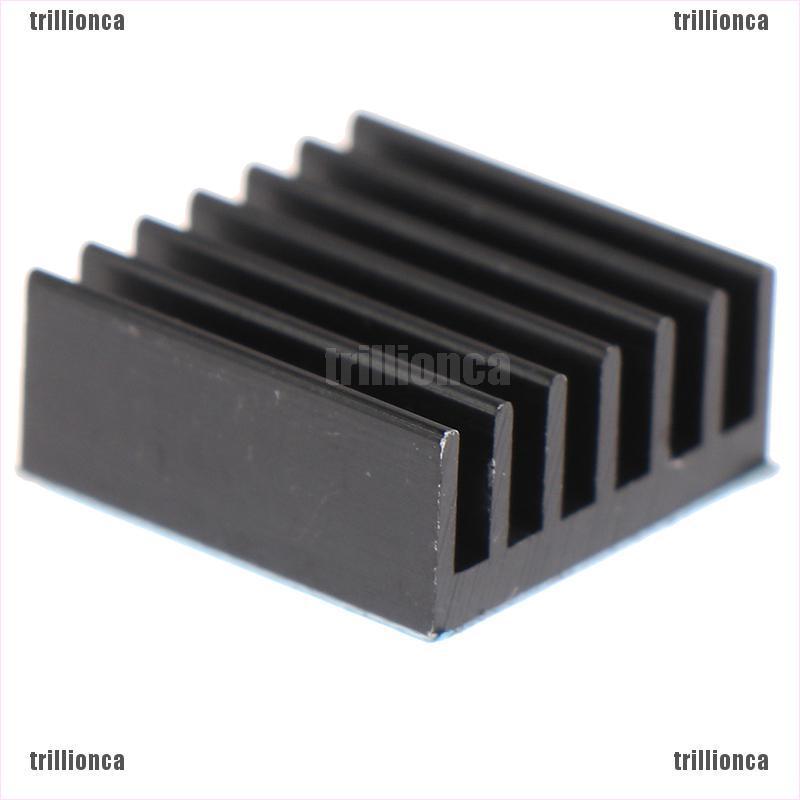 Set 10 Miếng Tản Nhiệt Bằng Nhôm Đen 14x14 X 6mm | BigBuy360 - bigbuy360.vn