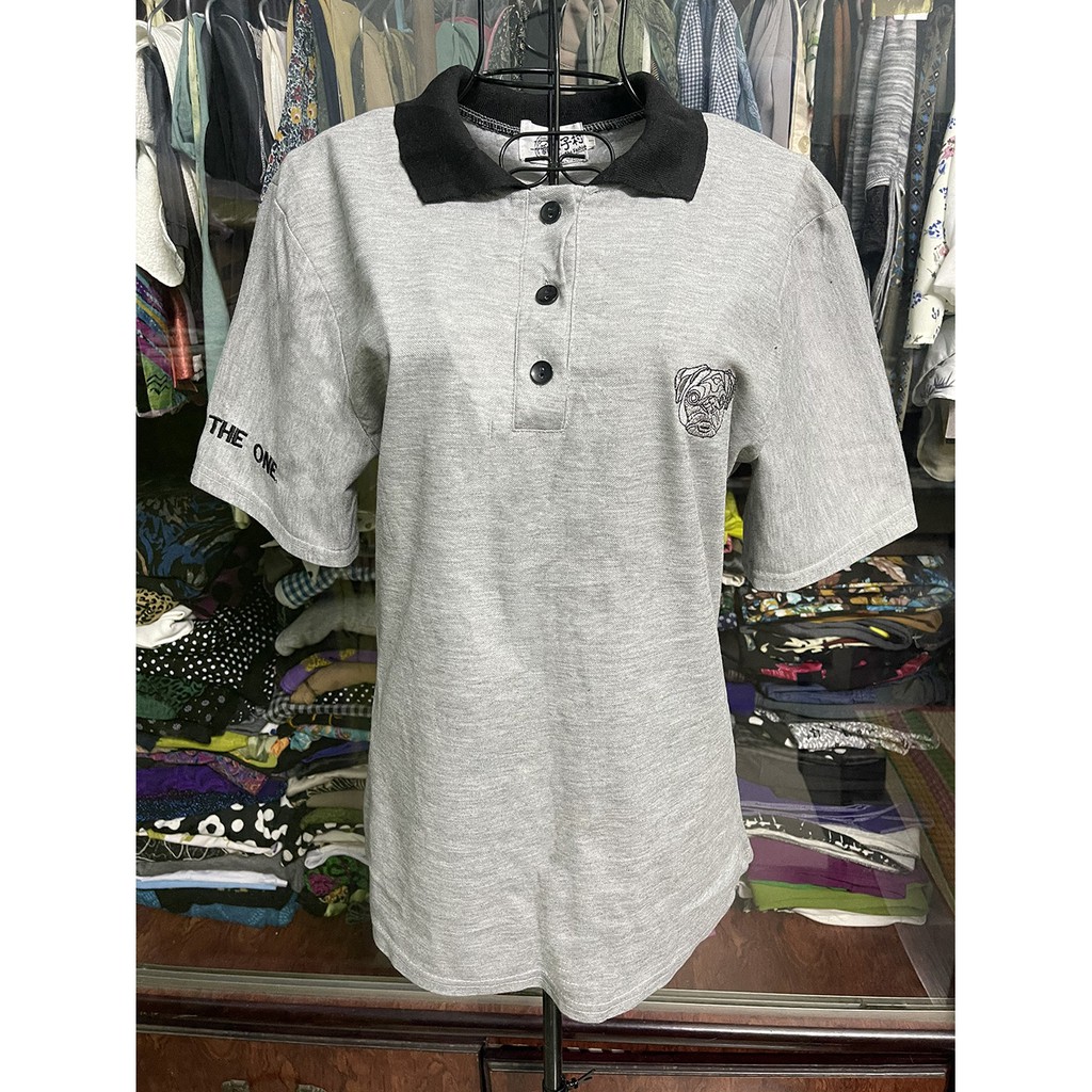 Áo cổ trụ nữ thêu hình chó pull dể thương