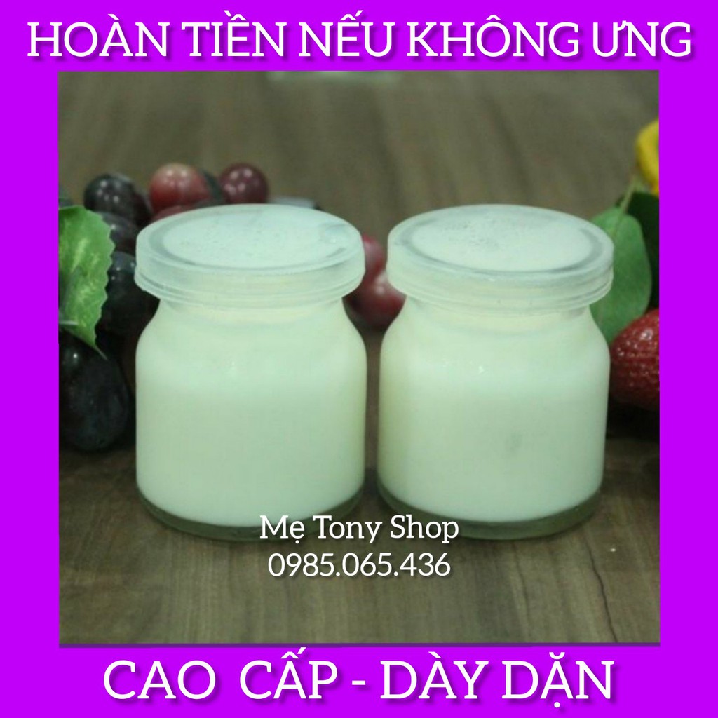[Đảm Bảo Hài Lòng]Bộ 12 Hũ Thủy Tinh Có Nắp Nhựa 100ml (Đựng Sữa Chua,Sữa Mẹ,Yaourt, Flan,Rau Câu,Kem, Gia Vị...) | BigBuy360 - bigbuy360.vn