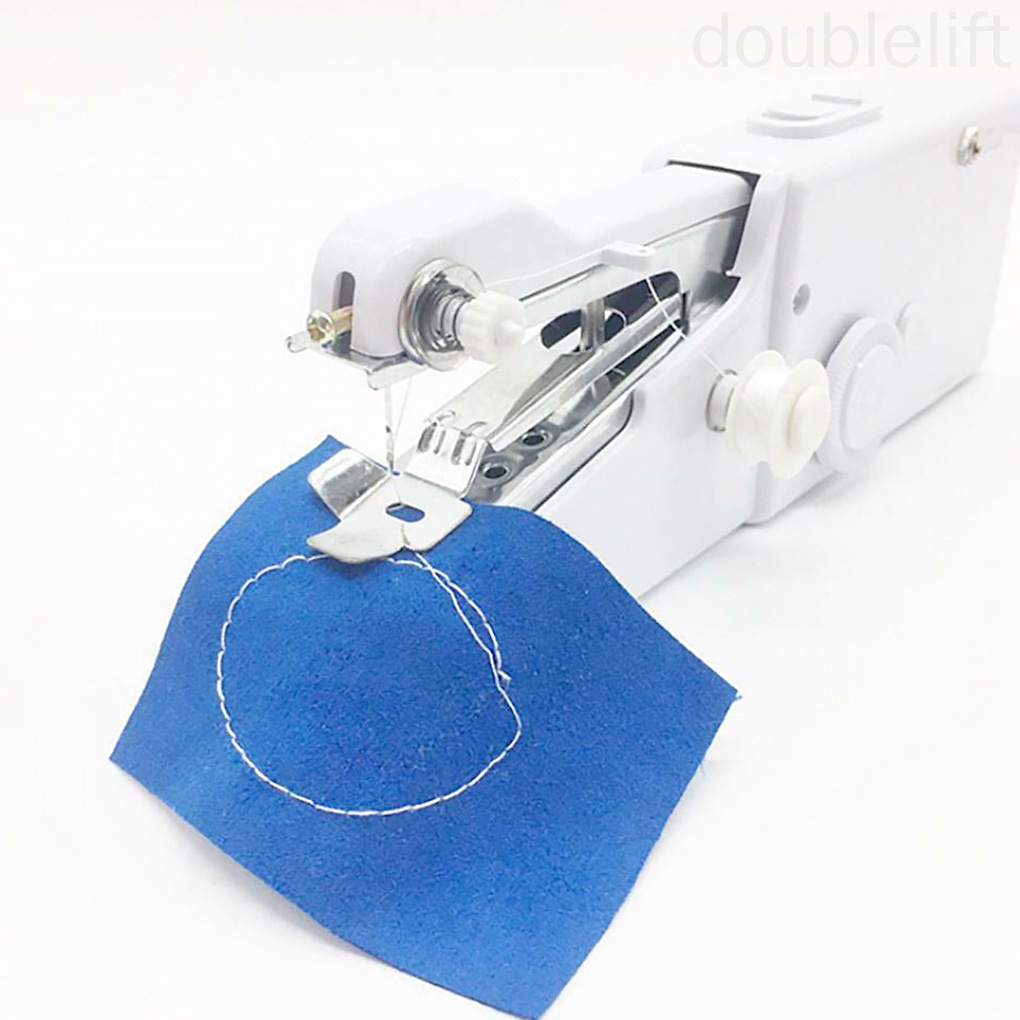 Mini Portable Electric Sewing Machine Tailor Stitch Handheld Clothes Fabric Sewing Machine doublelift store