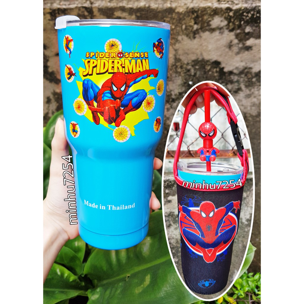 BỘ LY GIỮ NHIỆT NGƯỜI NHỆN SPIDERMAN