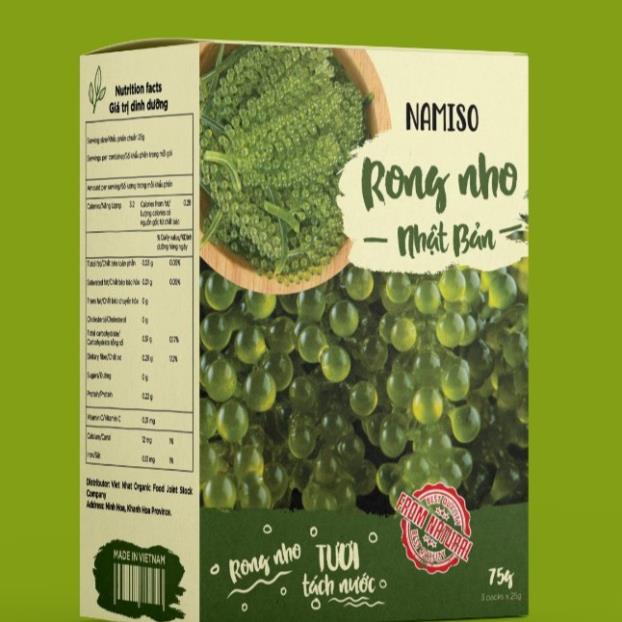 Rong nho tách nước Namiso Organic, rong nho tách nước giàu dinh dưỡng | BigBuy360 - bigbuy360.vn