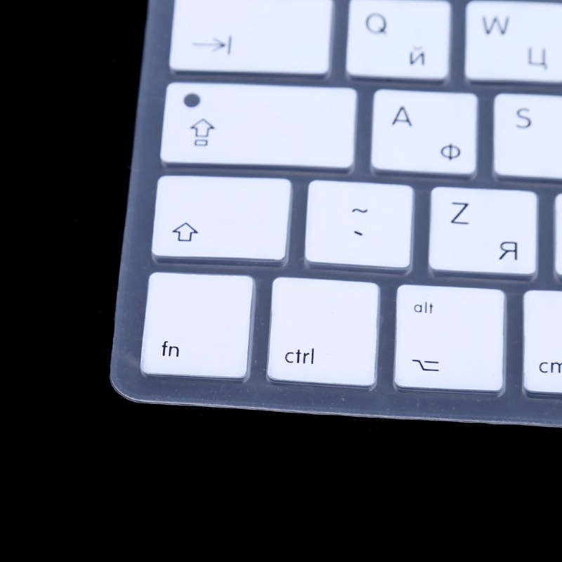 Tấm phủ bàn phím tiếng Anh và tiếng Nga bằng silicon cho Apple Macbook Air Pro 13 15