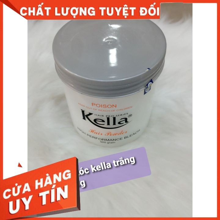 BỘT TẨY NÂNG TÔNG MÀU TÓC Kella 500g cao cấp giúp sáng, đều màu dai tóc