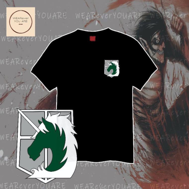 NEW Áo in Attack On Titan - Military Police ngắn tay đẹp siêu ngầu giá rẻ nhất - Chất
