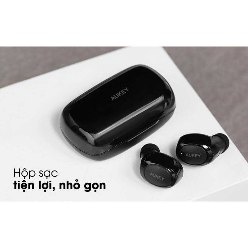 Tai nghe Bluetooth True Wireless Aukey EP-T16S Đen