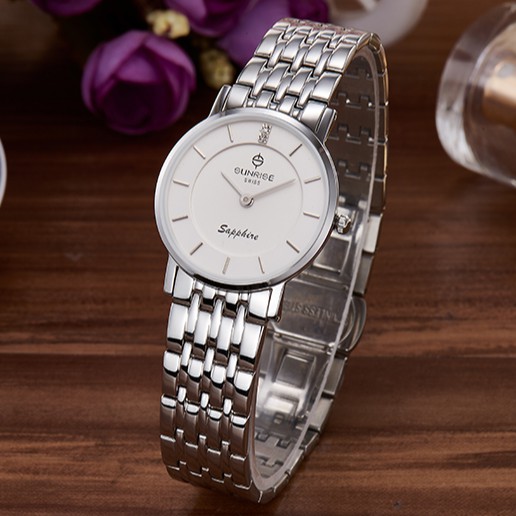 Đồng hồ nữ siêu mỏng Sunrise DL736SWB và DL737SWB kính Sapphire chống xước - Fullbox | BigBuy360 - bigbuy360.vn