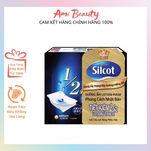 Bông Tẩy Trang Silcot Miếng Đôi ( 40 miếng )