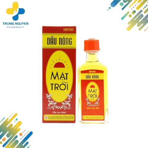 Dầu nóng mặt trời hỗ trợ giảm đau nhức, cảm cúm &amp; massage OPC (60ml)