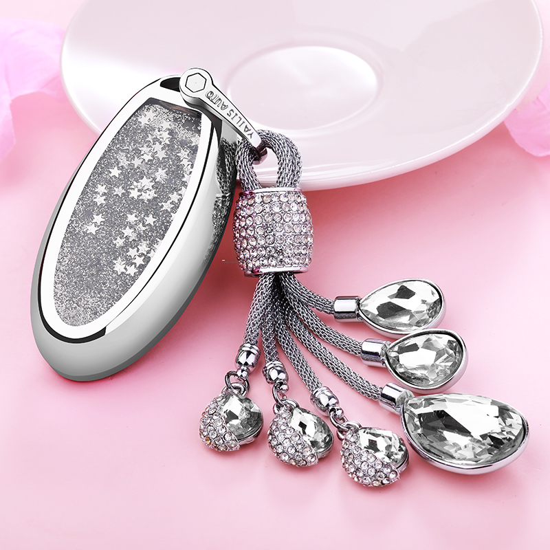 Móc Khóa Đính Đá Pha Lê Lấp Lánh Thời Trang