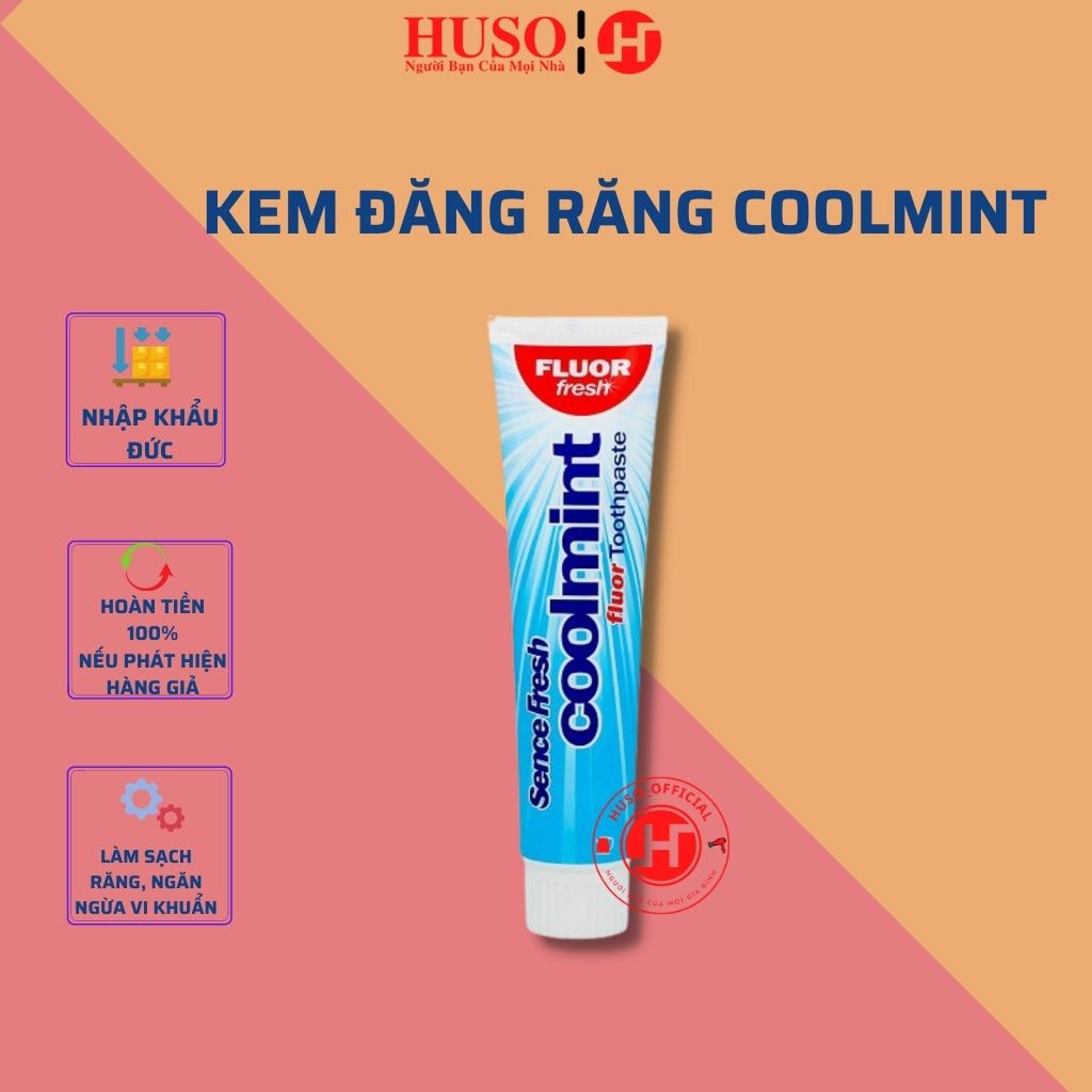 Kem Đánh Răng Người Lớn Sencefresh Coolmint Fluor