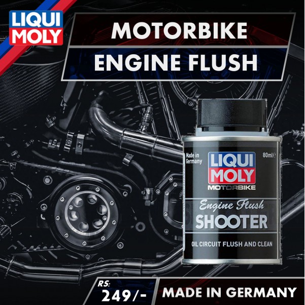 Phụ Gia Súc Rửa Động Cơ Liqui Moly 80ml -7901 - Hàng Chính Hãng - Motorbike Engine Flush Shooter