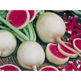 Hạt Giống Củ Cải Trắng Ruột Đỏ