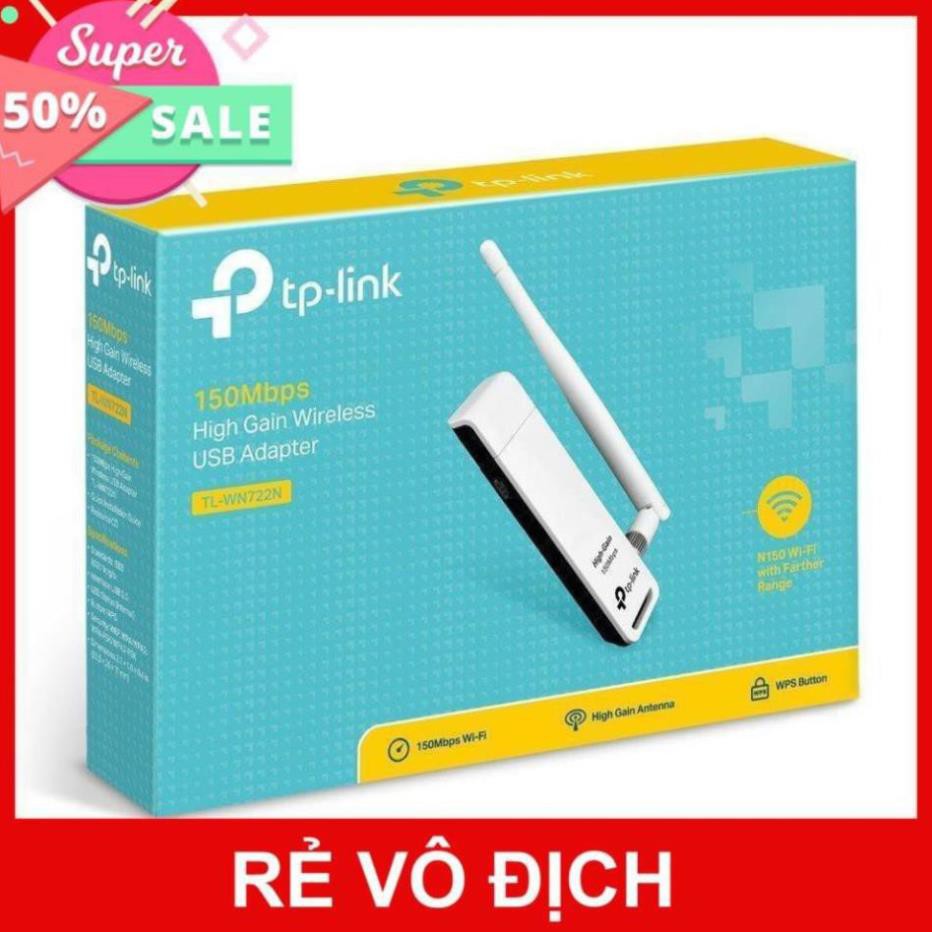 Usb Wireless Tplink WN 722N - Chuẩn N, 1 Anten (Hàng Chính Hãng) | BigBuy360 - bigbuy360.vn
