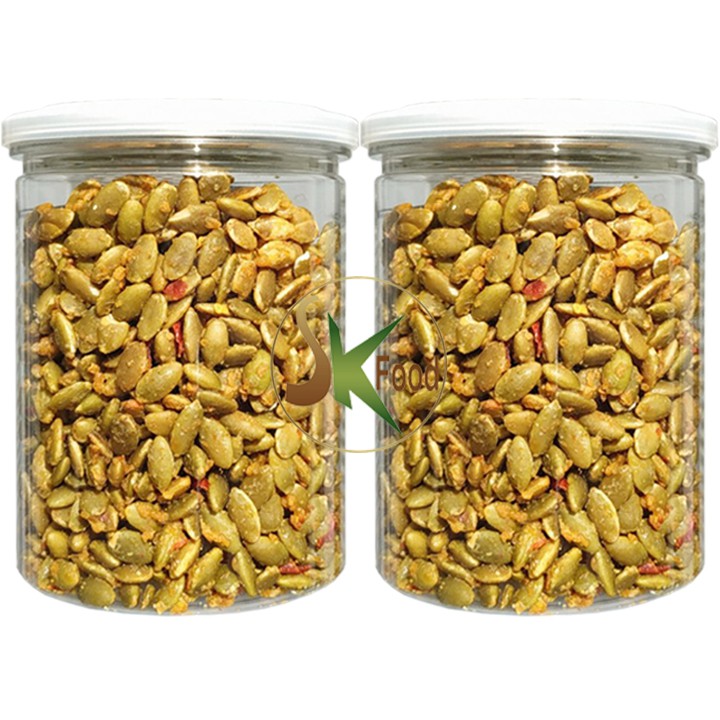 250g nhân hạt bí rang tỏi ớt hiệu SK FOOD