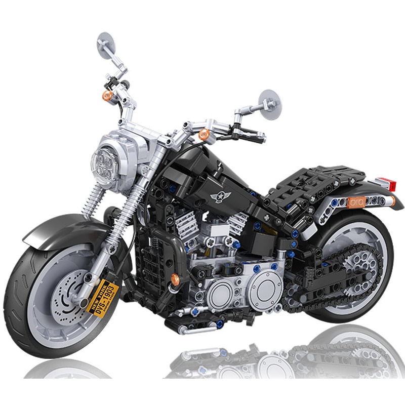 Đồ chơi Lắp ráp Mô hình xe máy Winner 7049  7053 7054 Motorcycle  American Chopper Street Motor Cross Bike City