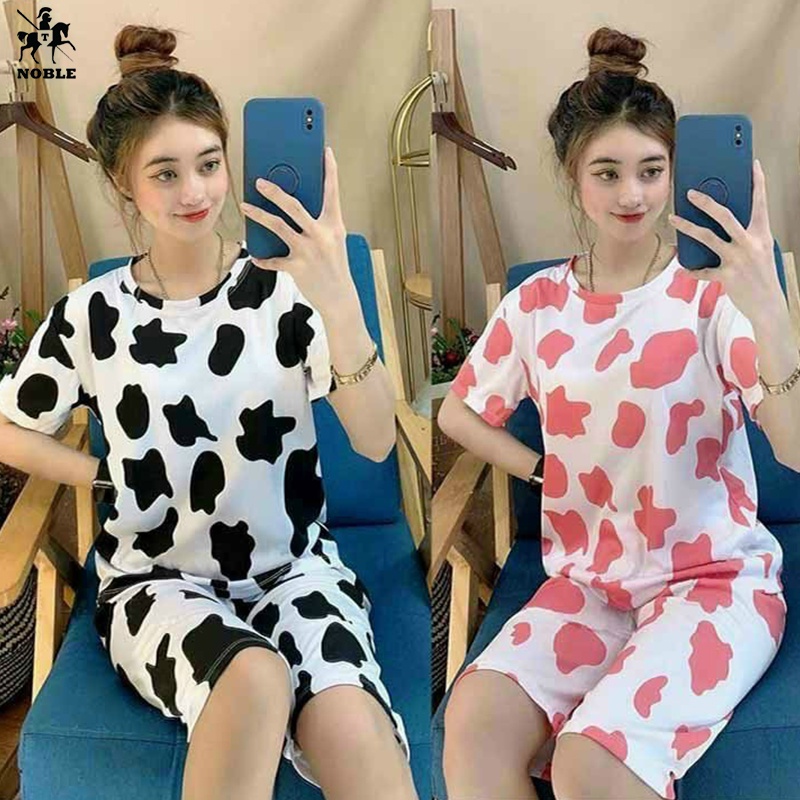 [Freeship] Set bộ bò sữa hot trend hàn quốc UNISEX nam nữ  thời trang Miamo TP910 - Hàng loại 1