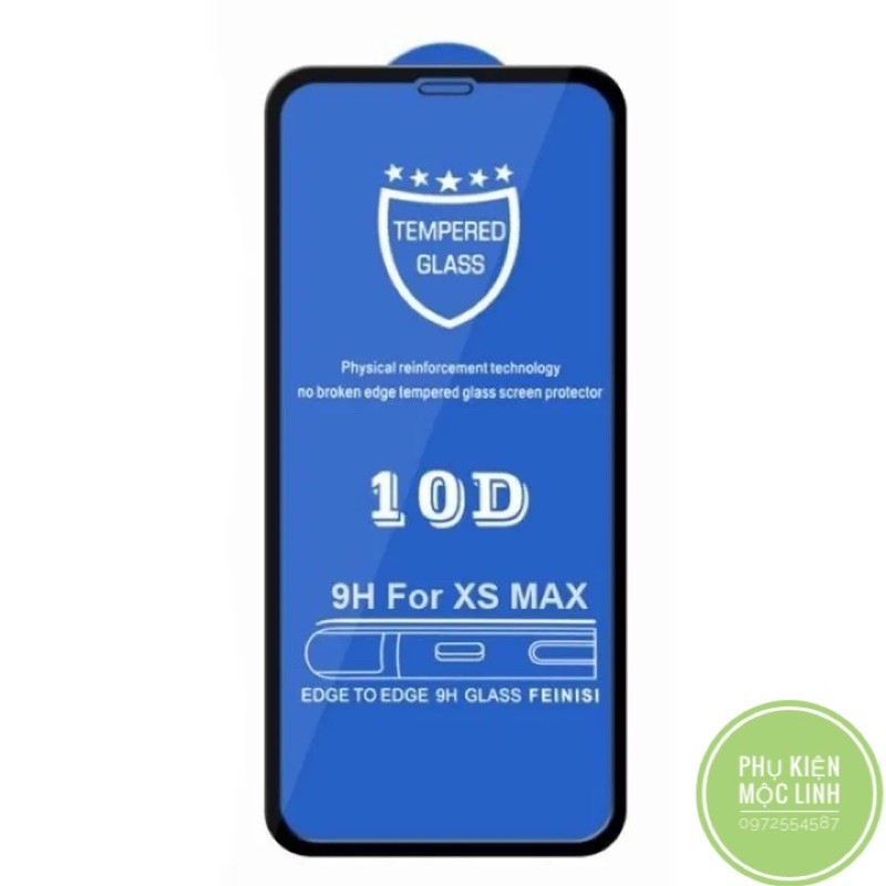 Kính cường lực Iphone full màn nguyên khối cho 11 Pro max/11/11pro/X/Xsmax/Xr/8plus/7plus/6plus/8/7/6 10D toàn màn hình | WebRaoVat - webraovat.net.vn