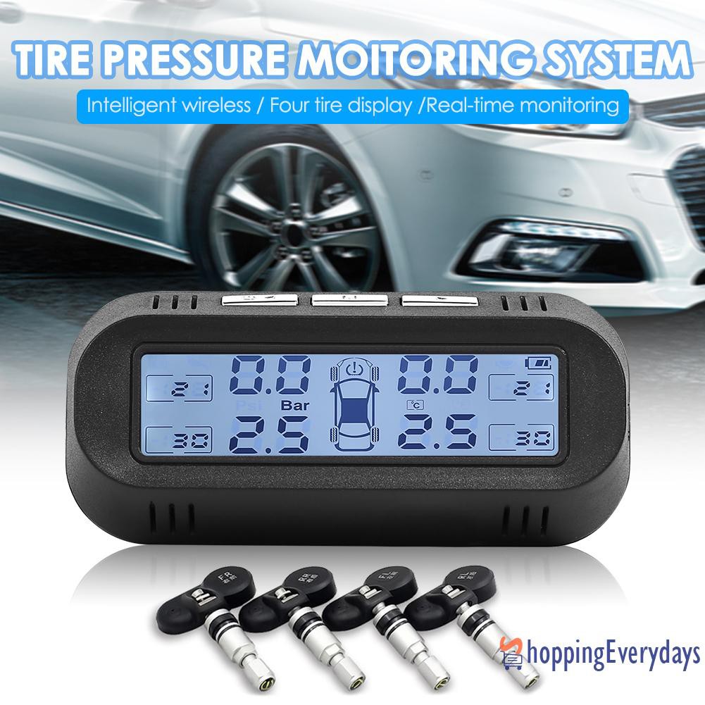 Hệ Thống Theo Dõi Áp Suất Lốp Xe Hơi Tpms Với 4 Cảm Biến An-10