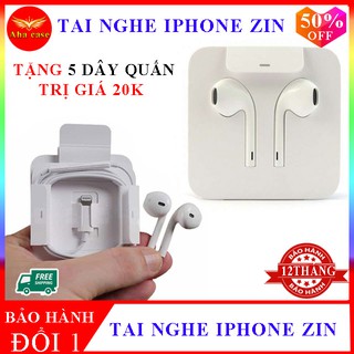 [Free Ship] Tai Nghe chân iPhone  Zin Tương Thích Với Dòng IP 6/6Plus/7/8/7 Plus/8 Plus/X/Xsmax/11promax+Tặng 5 dây quấn