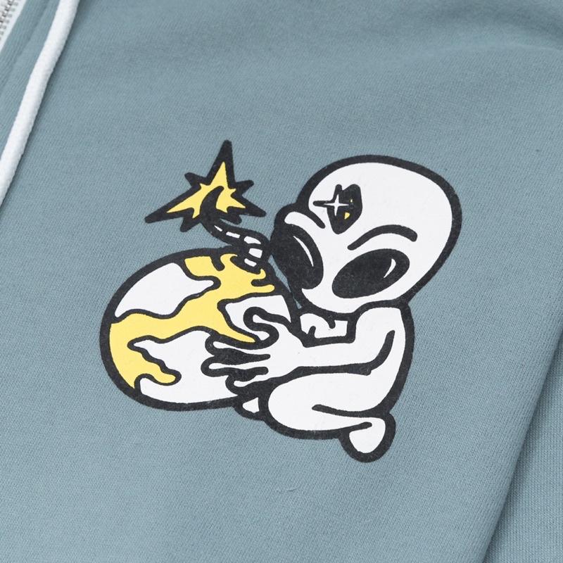 Áo Zip Hoodie Alien World | BigBuy360 - bigbuy360.vn