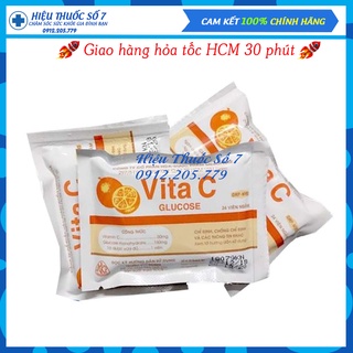 Viên ngậm vitamin C - Vita C Glucose gói 24 viên ngậm