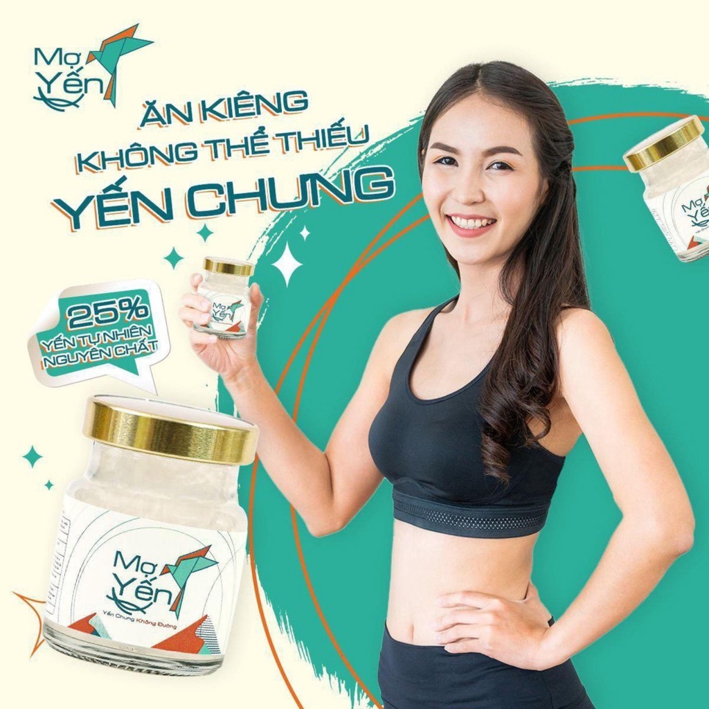 Mợ Yến- Yến tươi chưng sẳn- Combo 10 hũ yến chưng tứ vị chứa 25%